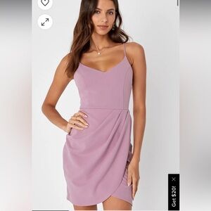 Purple lulus dress